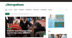 Desktop Screenshot of elmetropolitano.com.gt