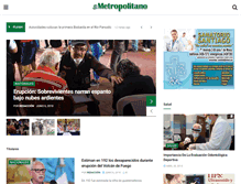 Tablet Screenshot of elmetropolitano.com.gt